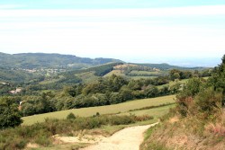 Village de Labrespy vu au dessus de Roquerlan