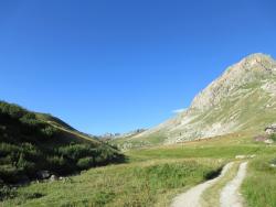 début de la montée en rive gauche du vallon
