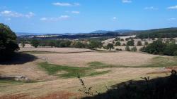 Paysage de bocage et monts du Morvan