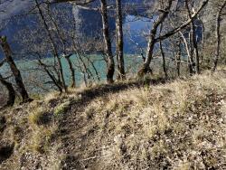 sous monteynard au dessus de la voie férrée