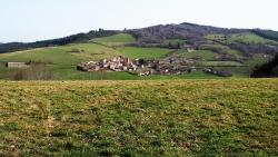 Croix des Mollières, vue sur Affoux