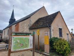 Villeny, départ des randos