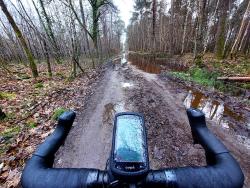 Piste très humide